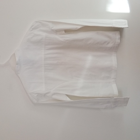 Nevada Girls White Cotton Blouse - Picture 7 of 9